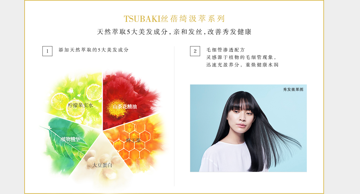 TSUBAKI丝蓓绮汲萃系列